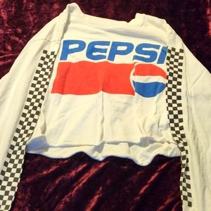 Pepsi crop top.